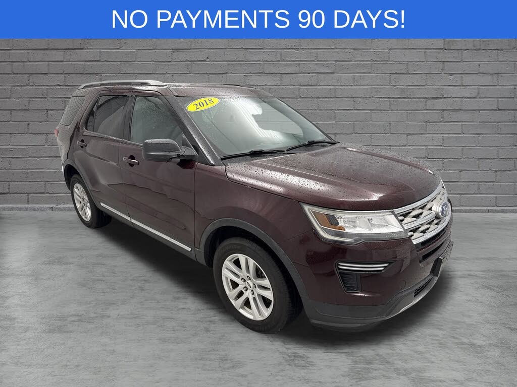 Red (Burgundy) 2018 Ford Explorer SUV / Crossover All-Wheel Drive 6-Speed Automatic