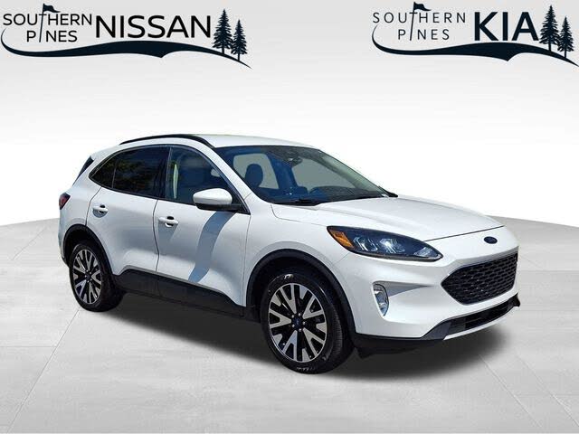 White Metallic 2020 Ford Escape SUV / Crossover All-Wheel Drive 8-Speed Automatic