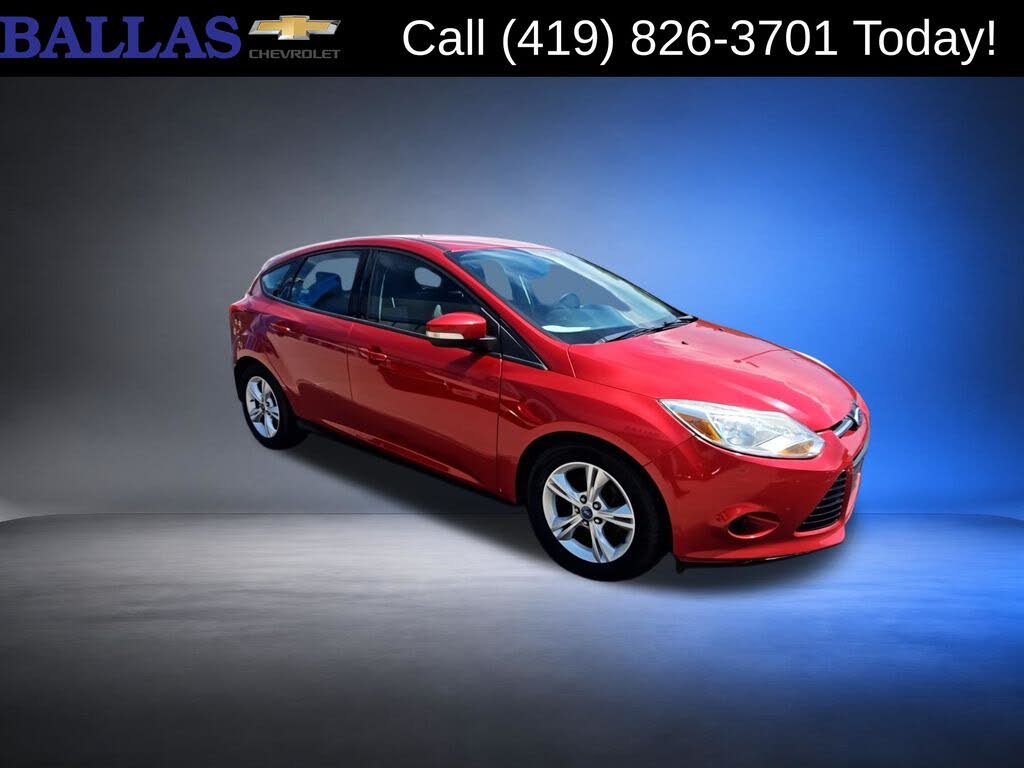Red 2012 Ford Focus Hatchback Front-Wheel Drive 6-Speed Automatic