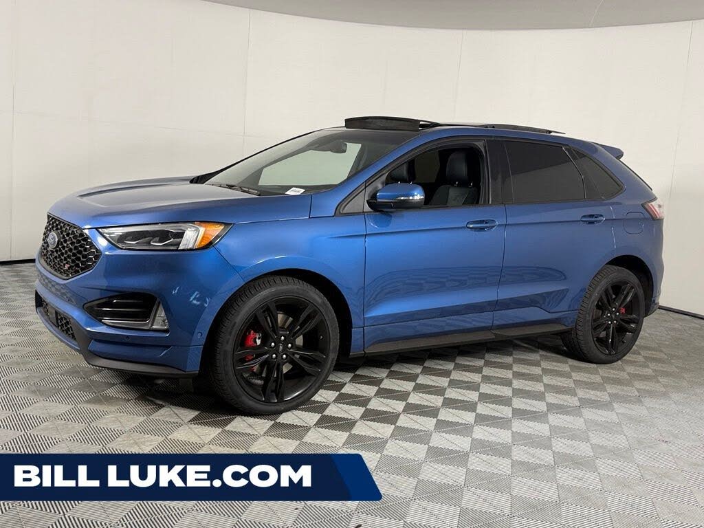 Atlas Blue Metallic 2020 Ford Edge SUV / Crossover All-Wheel Drive 8-Speed Automatic