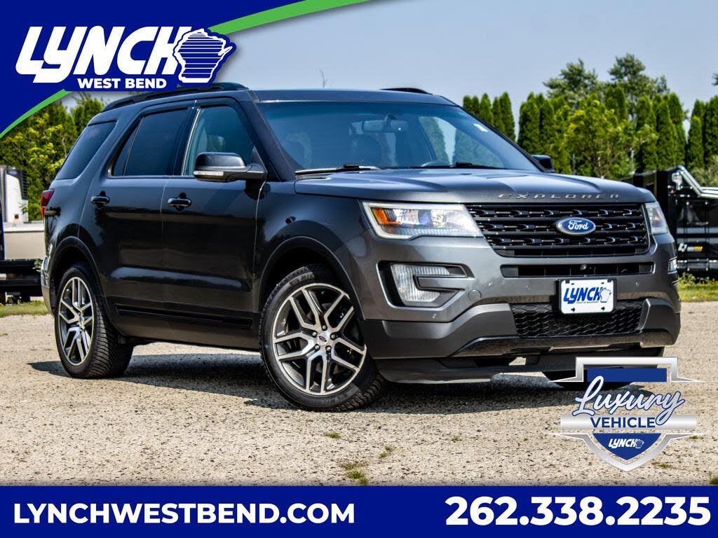 Gray (Magnetic Metallic) 2016 Ford Explorer SUV / Crossover All-Wheel Drive 6-Speed Automatic