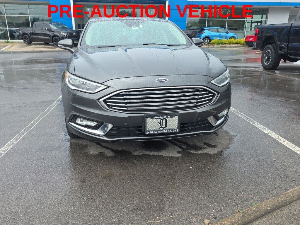Gray (Magnetic) 2017 Ford Fusion Sedan Front-Wheel Drive 6-Speed Automatic
