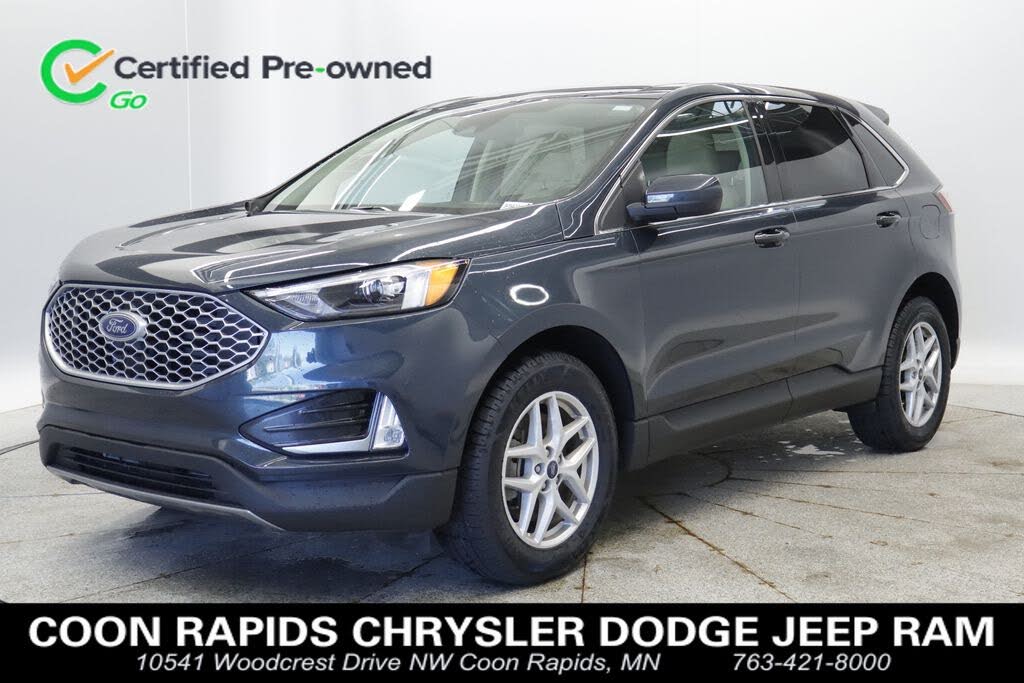 Blue Metallic 2023 Ford Edge SUV / Crossover All-Wheel Drive 8-Speed Automatic