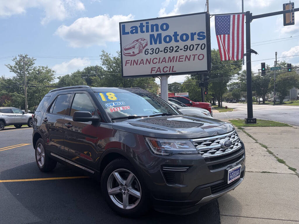 Gray 2018 Ford Explorer SUV / Crossover Front-Wheel Drive 6-Speed Automatic
