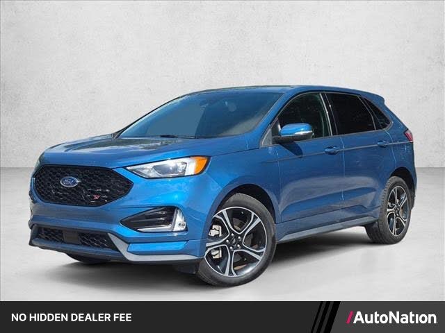 Ford Performance Blue Metallic 2021 Ford Edge SUV / Crossover All-Wheel Drive 7-Speed Automatic