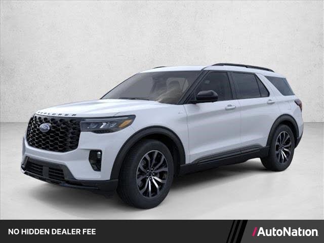 Space White Metallic 2026 Ford Explorer SUV / Crossover All-Wheel Drive Automatic