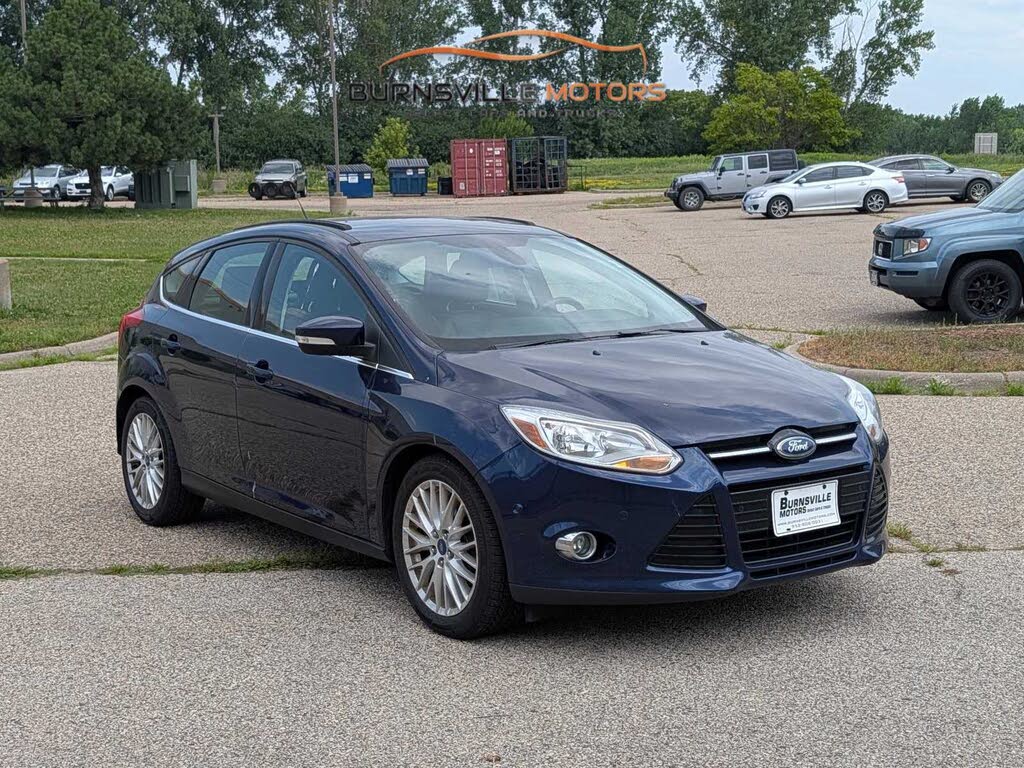 Kona Blue Metallic 2012 Ford Focus Hatchback Front-Wheel Drive 6-Speed Automatic