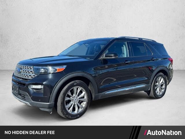 Agate Black Metallic 2023 Ford Explorer SUV / Crossover Rear-Wheel Drive Automatic