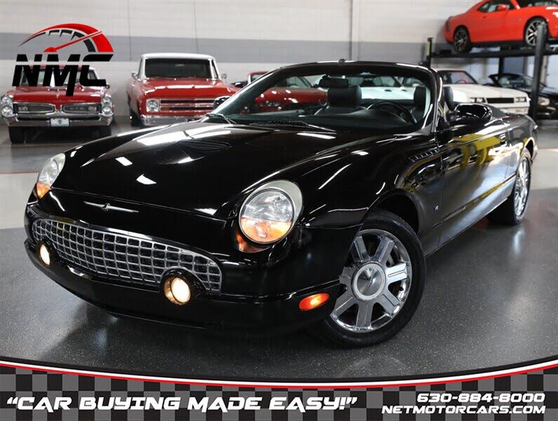 Evening Black 2004 Ford Thunderbird Convertible Rear-Wheel Drive Automatic