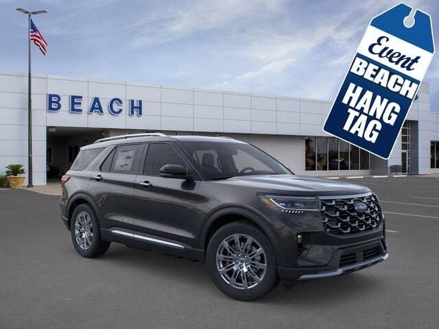 Black Metallic 2026 Ford Explorer SUV / Crossover Rear-Wheel Drive Automatic