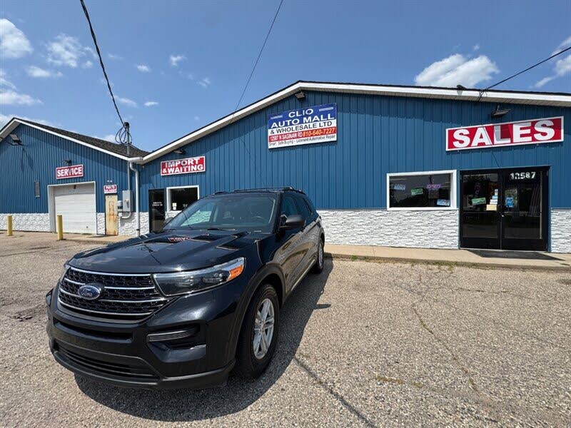 Agate Black 2021 Ford Explorer SUV / Crossover All-Wheel Drive Automatic