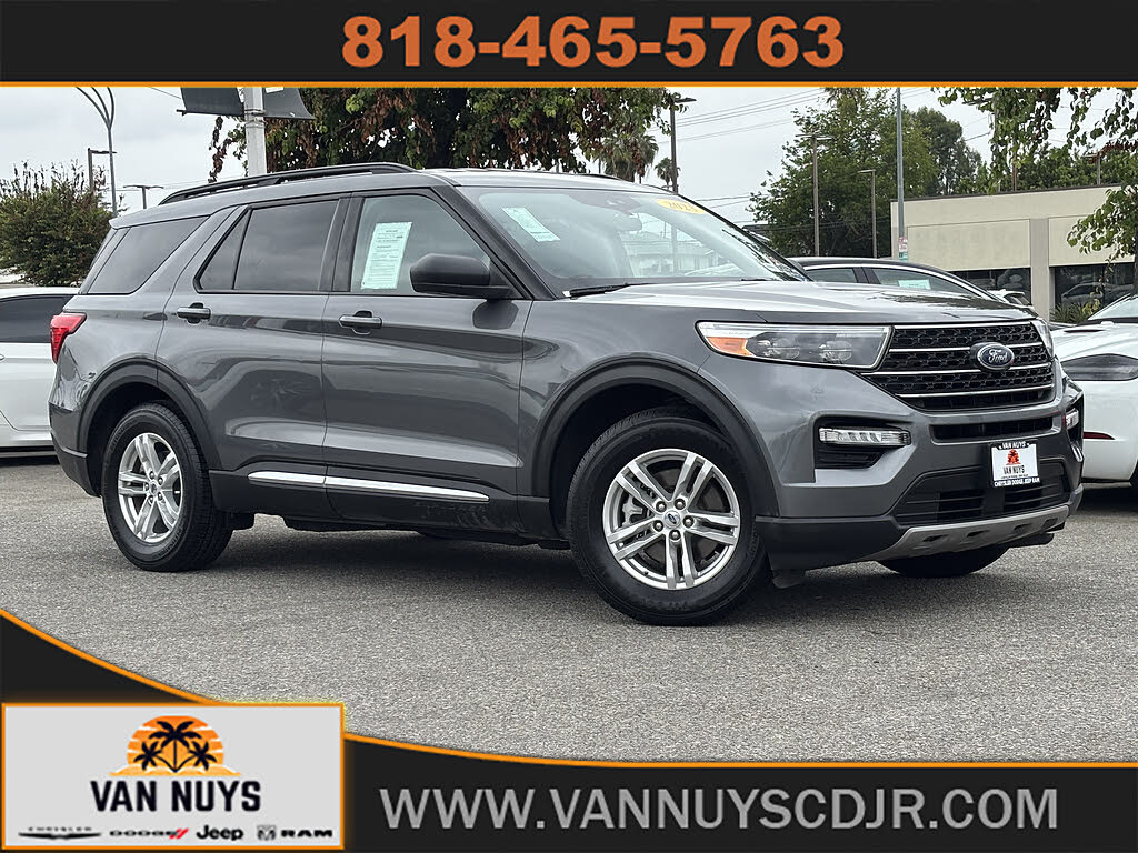 Carbonized Gray 2023 Ford Explorer SUV / Crossover Rear-Wheel Drive Automatic