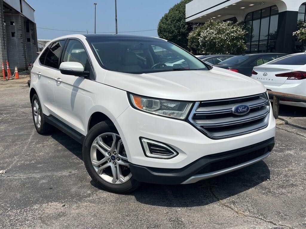 White 2018 Ford Edge SUV / Crossover Front-Wheel Drive Automatic