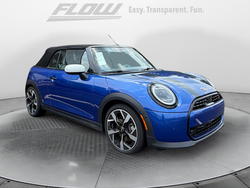 Blue 2026 MINI Cooper Convertible Front-Wheel Drive Automatic