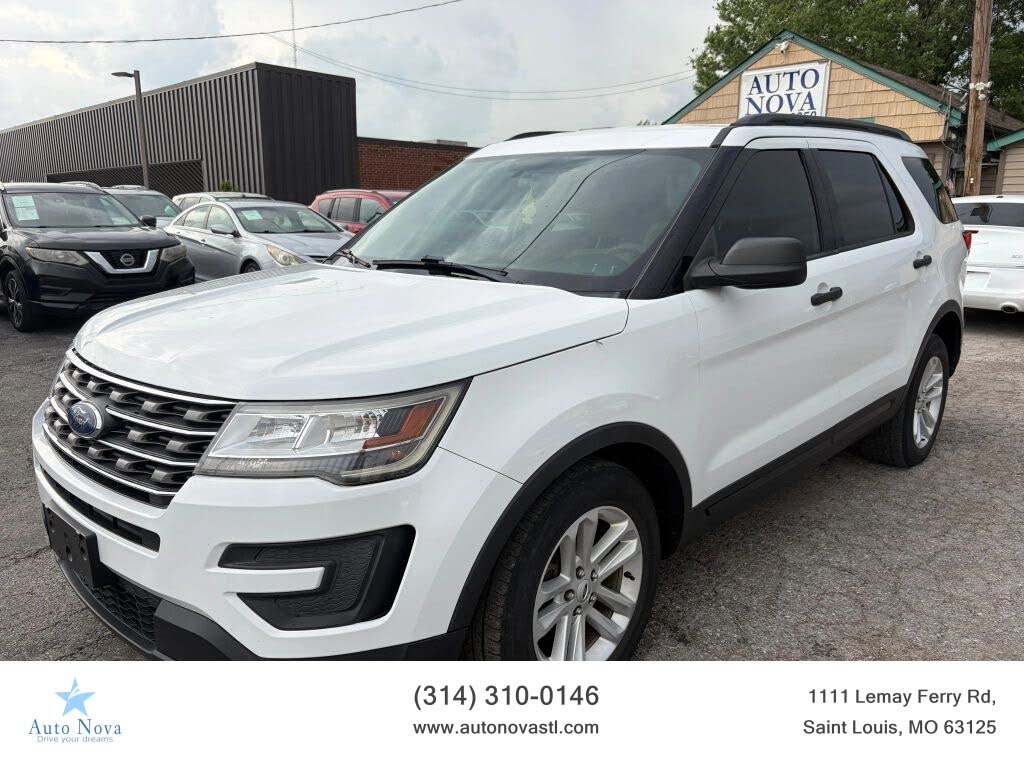 White 2017 Ford Explorer SUV / Crossover Front-Wheel Drive 6-Speed Automatic