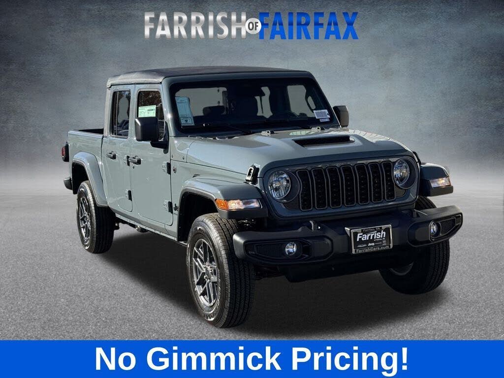 Anvil Clear-Coat Exterior Paint 2026 Jeep Gladiator Pickup Truck Four-Wheel Drive 8-Speed Automatic