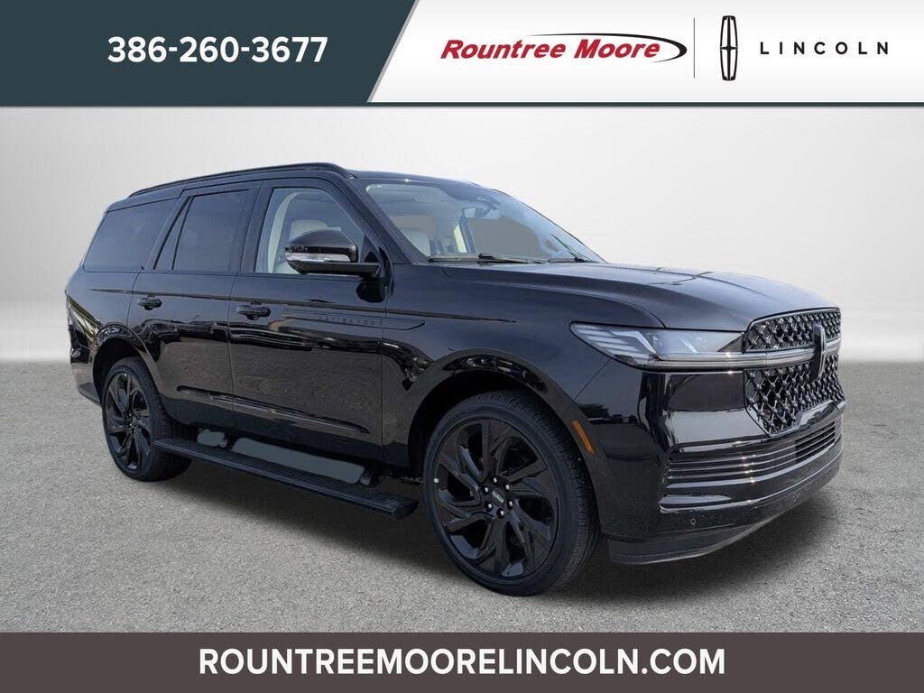 Black Metallic 2027 Lincoln Navigator SUV / Crossover Four-Wheel Drive Automatic