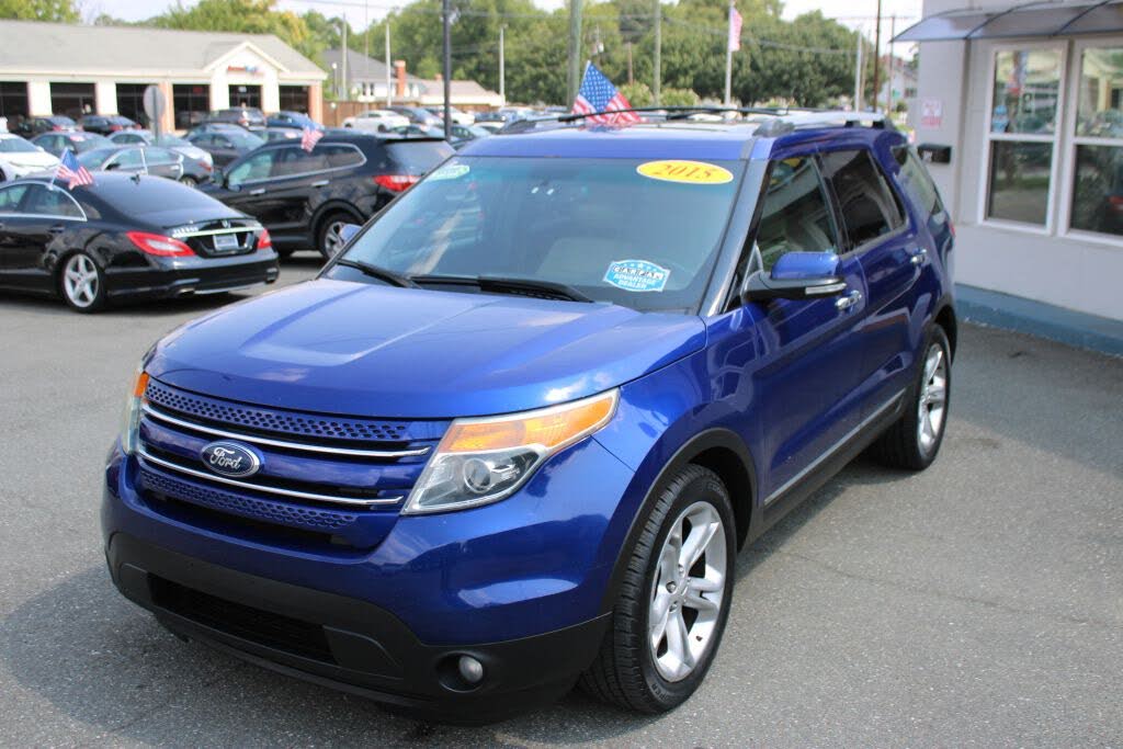 Blue 2015 Ford Explorer SUV / Crossover Front-Wheel Drive 6-Speed Automatic