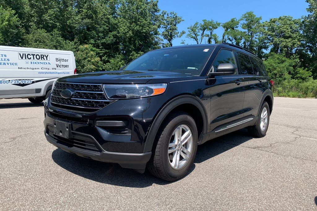 Agate Black Metallic 2020 Ford Explorer SUV / Crossover All-Wheel Drive Automatic