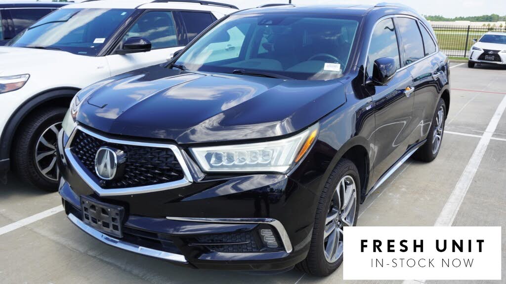 Black 2017 Acura MDX SUV / Crossover All-Wheel Drive 7-Speed Automatic