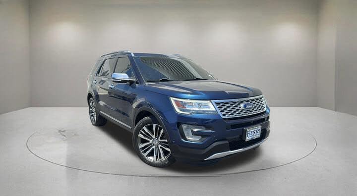 Blue 2017 Ford Explorer SUV / Crossover All-Wheel Drive 6-Speed Automatic