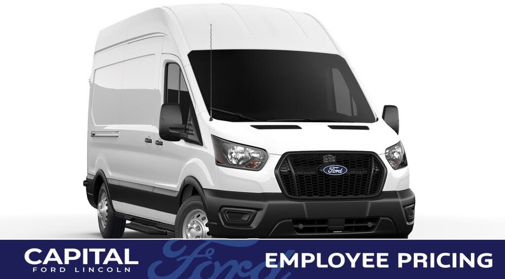 White 2026 Ford Transit Cargo Van All-Wheel Drive Automatic