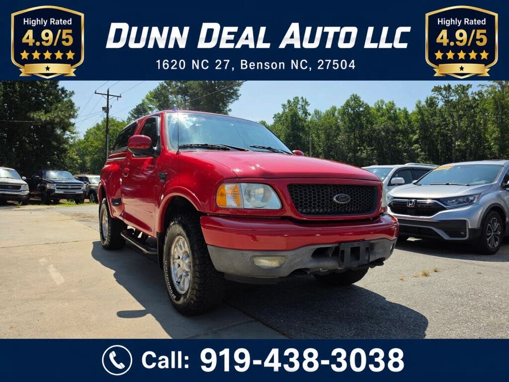 Red 2002 Ford F-150 Pickup Truck  Automatic