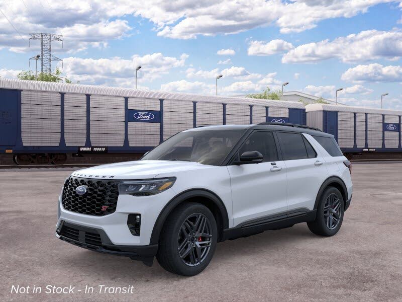 Space White Metallic 2026 Ford Explorer SUV / Crossover All-Wheel Drive Automatic