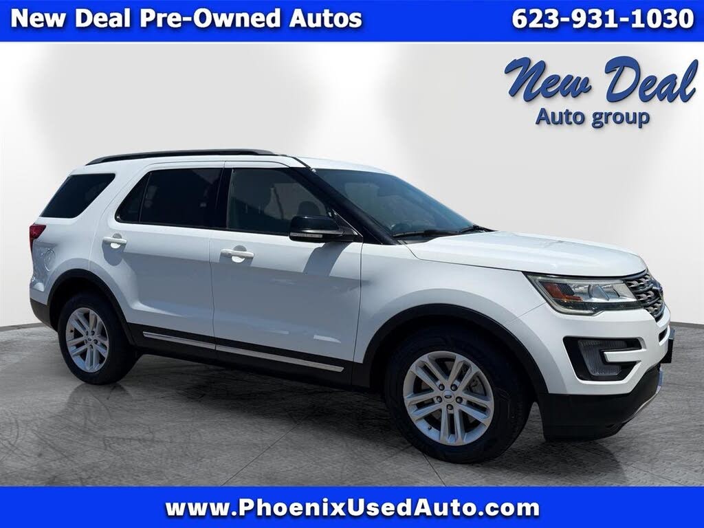 White 2017 Ford Explorer SUV / Crossover Front-Wheel Drive Automatic
