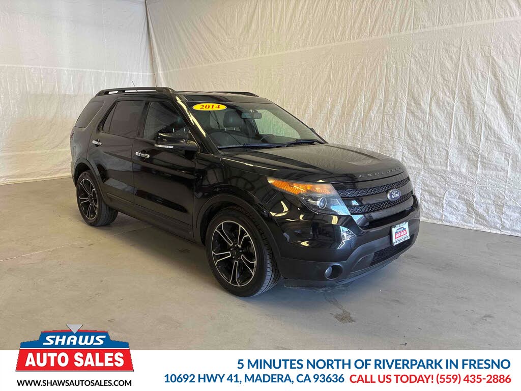Tuxedo Black Metallic 2014 Ford Explorer SUV / Crossover All-Wheel Drive Automatic