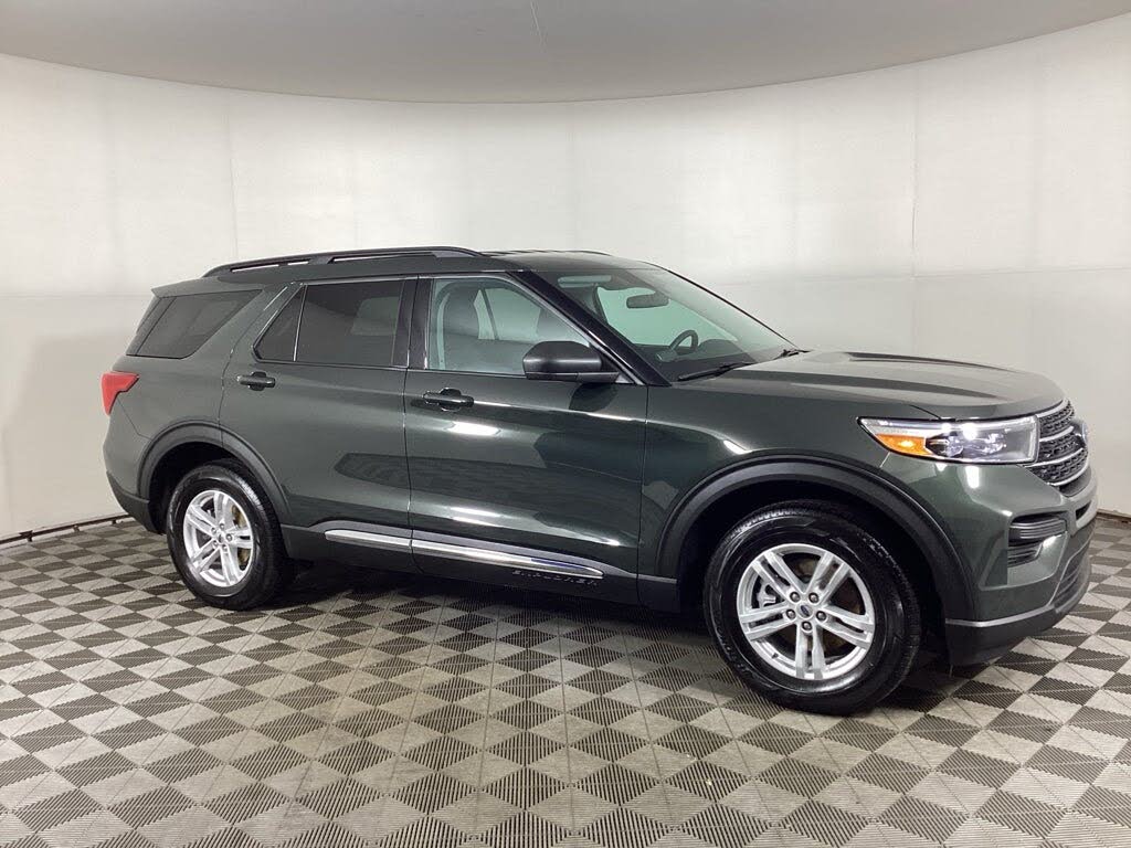 Forged Green Metallic 2024 Ford Explorer SUV / Crossover All-Wheel Drive Automatic