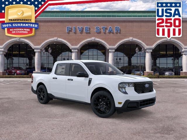 Oxford White 2026 Ford Maverick Pickup Truck All-Wheel Drive Continuously Variable Transmission