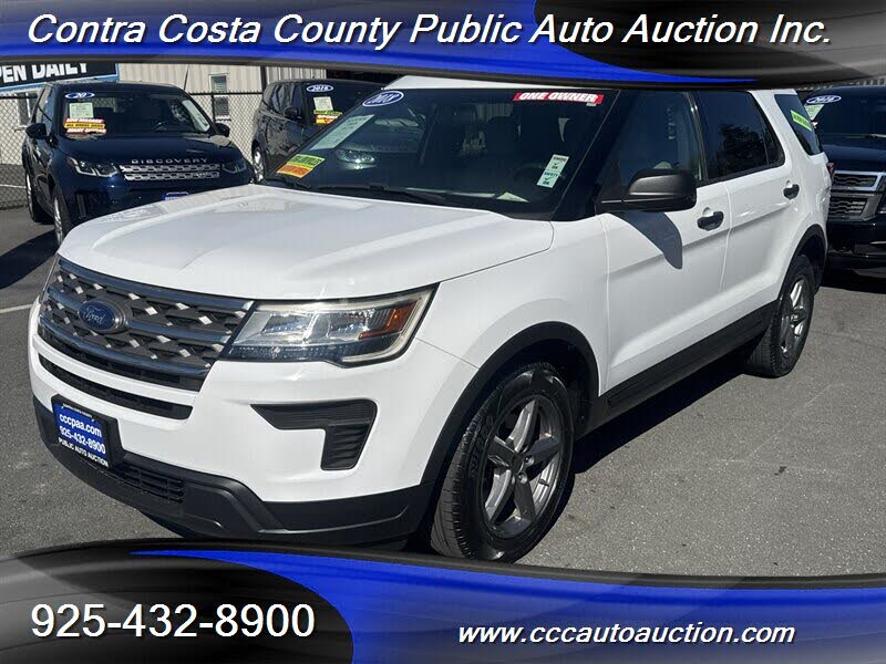 Oxford White 2018 Ford Explorer SUV / Crossover Front-Wheel Drive Automatic