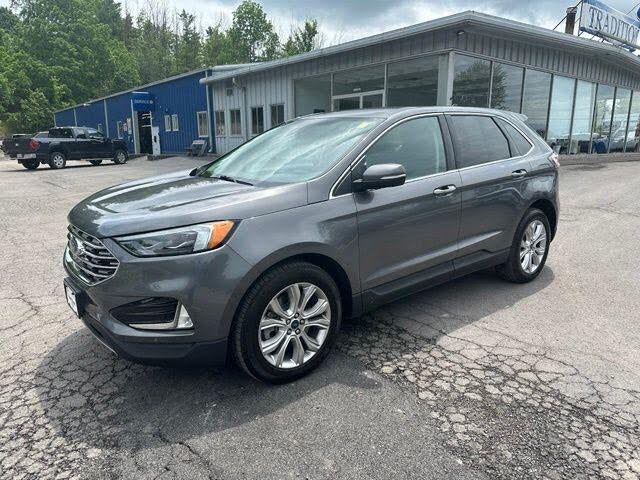Carbonized Gray Metallic 2022 Ford Edge SUV / Crossover All-Wheel Drive Automatic