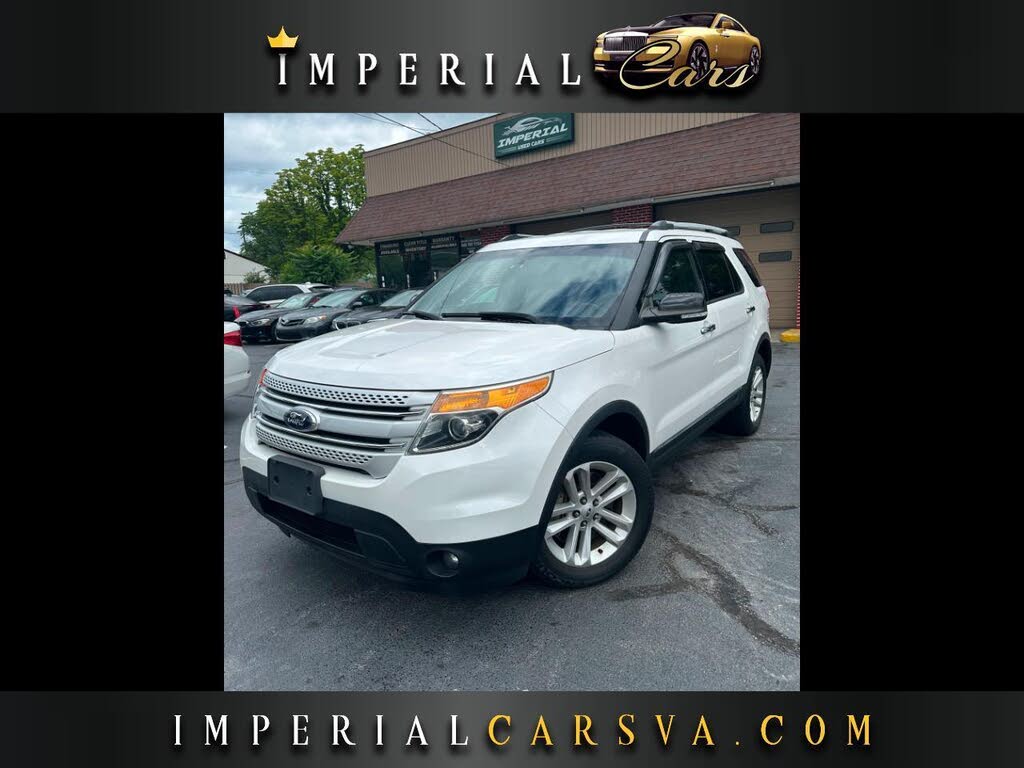 White 2014 Ford Explorer SUV / Crossover All-Wheel Drive Automatic