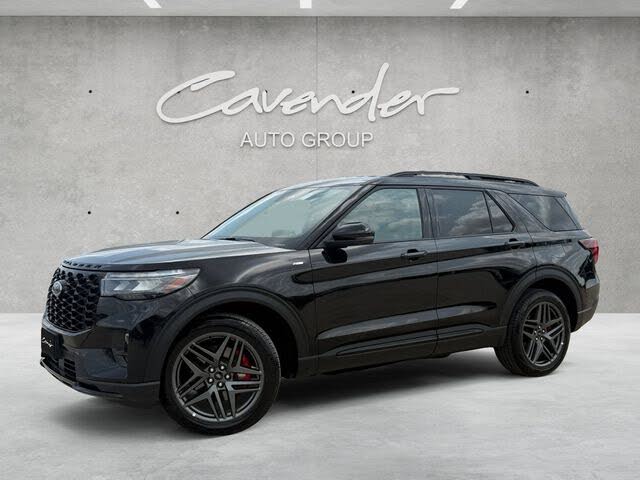 Black Metallic 2025 Ford Explorer SUV / Crossover All-Wheel Drive Automatic