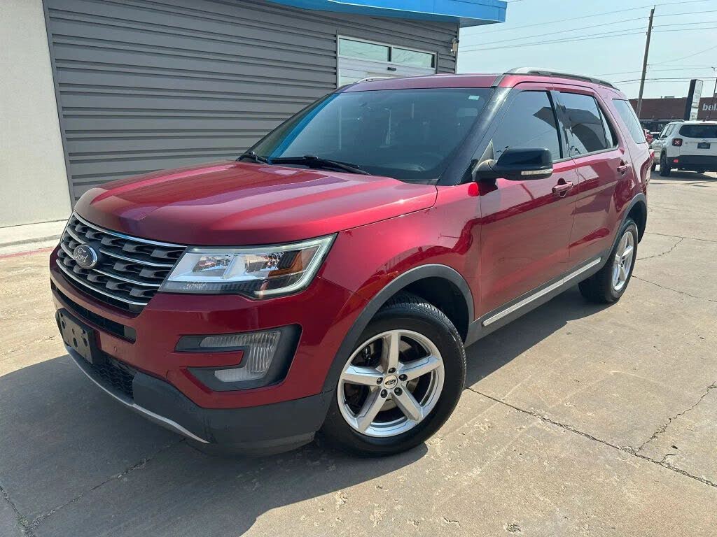 Red (Maroon) 2017 Ford Explorer SUV / Crossover All-Wheel Drive 6-Speed Automatic