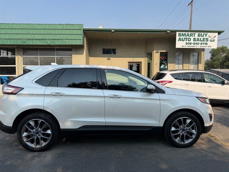 White 2016 Ford Edge SUV / Crossover All-Wheel Drive 6-Speed Automatic