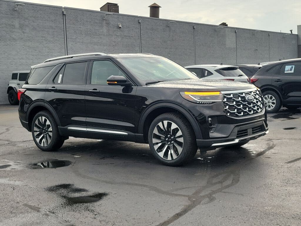 Black Metallic 2026 Ford Explorer SUV / Crossover All-Wheel Drive Automatic