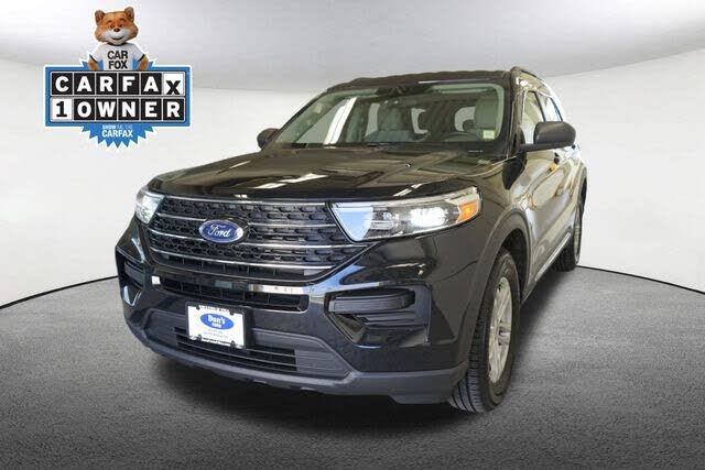 Black Metallic 2023 Ford Explorer SUV / Crossover All-Wheel Drive Automatic