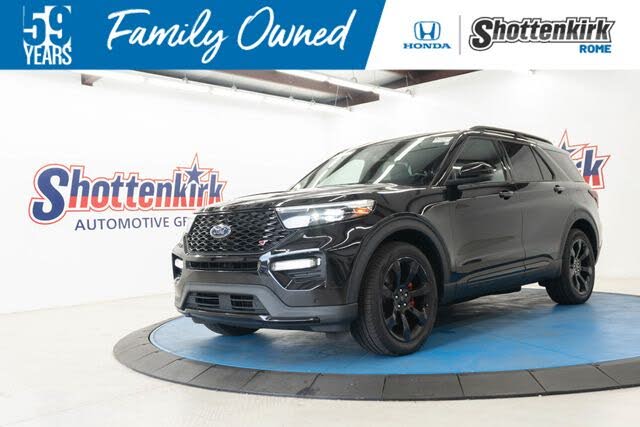 Black Metallic 2023 Ford Explorer SUV / Crossover All-Wheel Drive Automatic