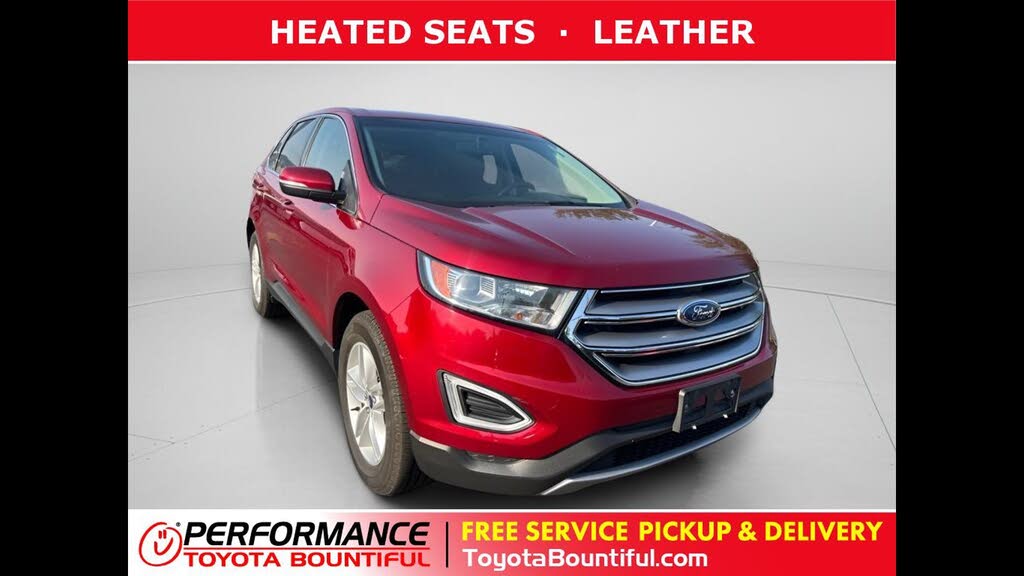 Ruby Red Metallic 2018 Ford Edge SUV / Crossover All-Wheel Drive 6-Speed Automatic Overdrive