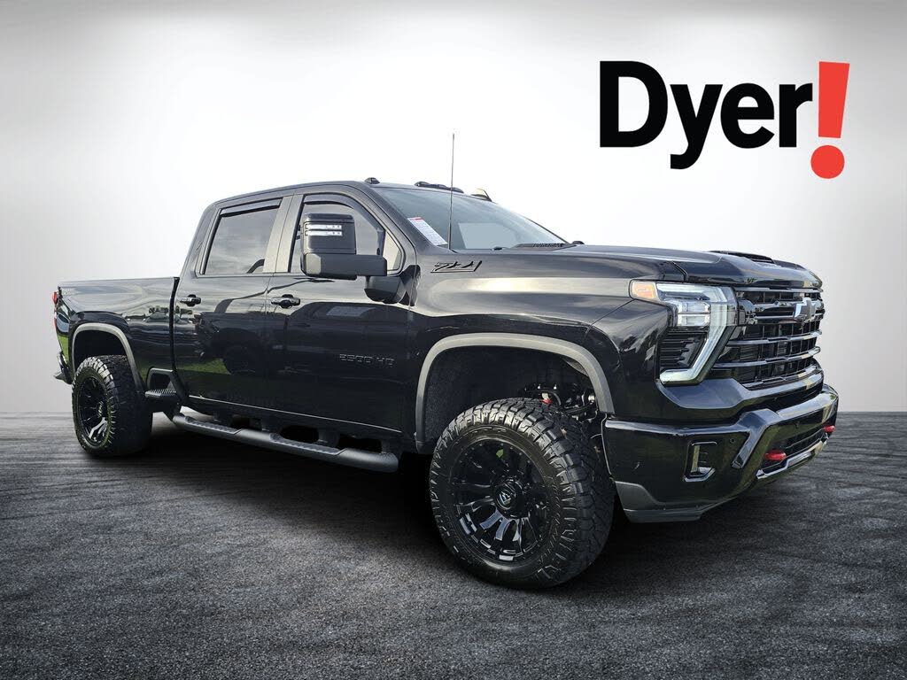 Black 2025 Chevrolet Silverado 2500HD Pickup Truck Four-Wheel Drive Automatic