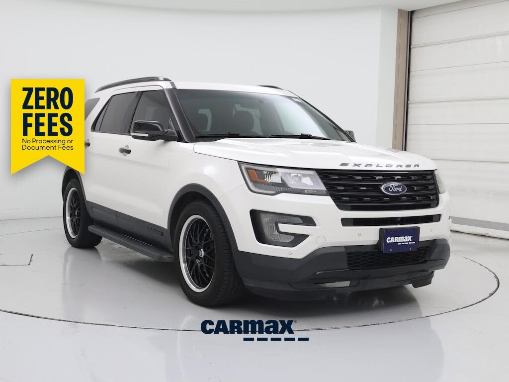 White 2017 Ford Explorer SUV / Crossover All-Wheel Drive Automatic