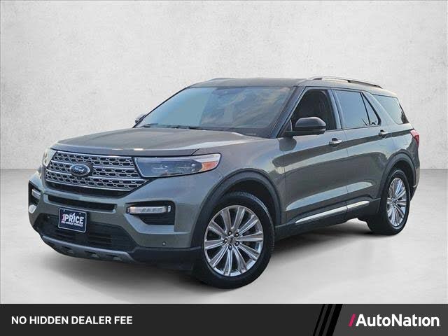 Iconic Silver Metallic 2020 Ford Explorer SUV / Crossover Rear-Wheel Drive Automatic
