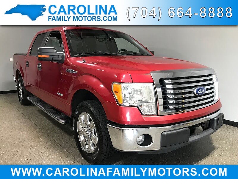 Red 2011 Ford F-150 Pickup Truck 4X2 6-Speed Automatic Overdrive