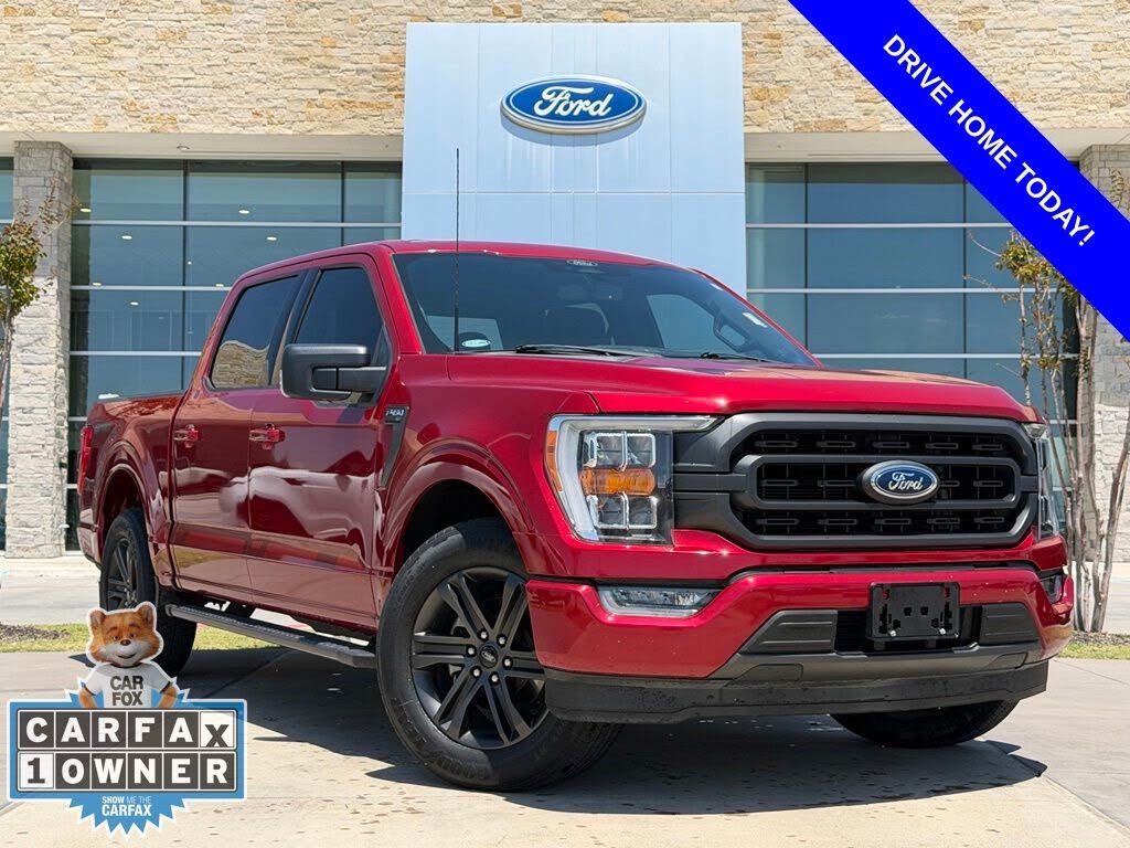 Red Metallic 2022 Ford F-150 Pickup Truck 4X2 Automatic