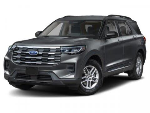 Space White Metallic 2026 Ford Explorer SUV / Crossover All-Wheel Drive Automatic