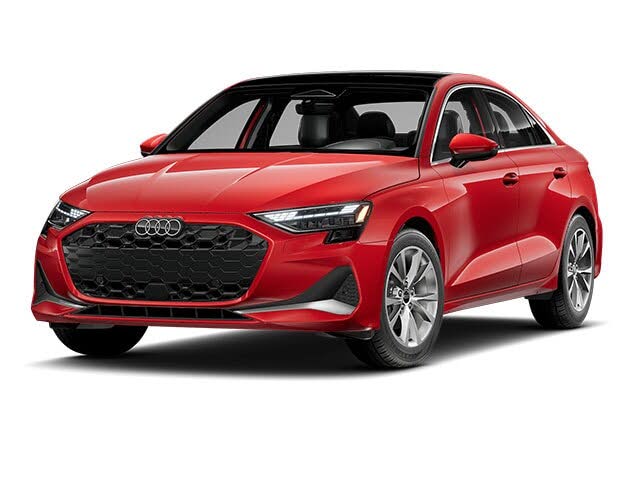 Progressive Red 2026 Audi A3 Sedan All-Wheel Drive 7-Speed Automatic