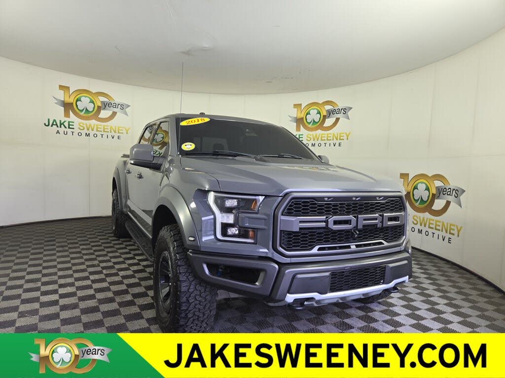 Gray 2018 Ford F-150 Pickup Truck Four-Wheel Drive Automatic